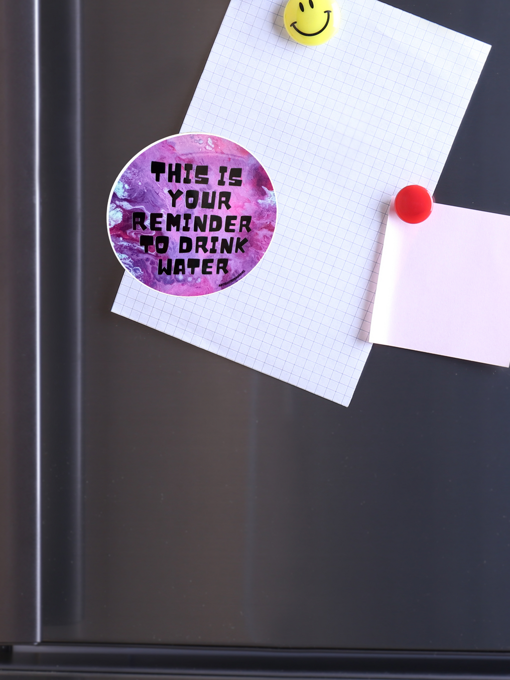 This is Your Reminder to Drink Water Magnet, Car Magnet - 4"