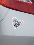 Protect Trans Kids Magnet, Car Magnet - 4"