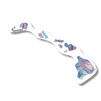 Hawaii State Trans Pride and Rainbow State Vinyl Sticker