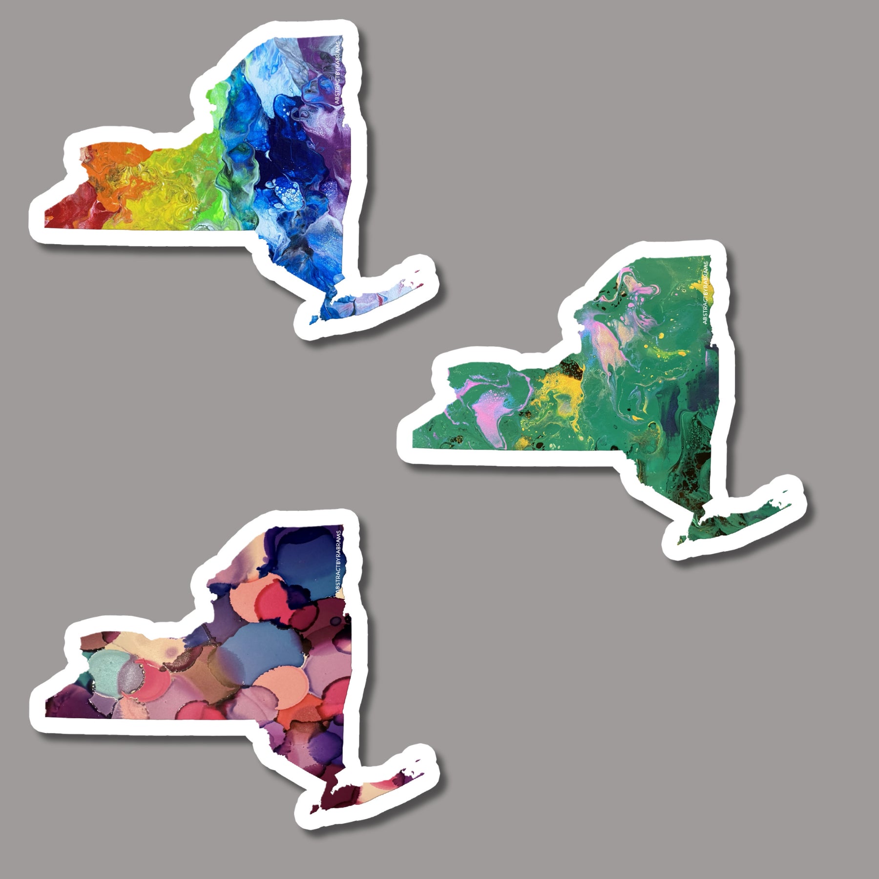 New York State Sticker - Vinyl - Waterproof - LGBTQ