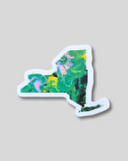 New York State Sticker - Vinyl - Waterproof - LGBTQ