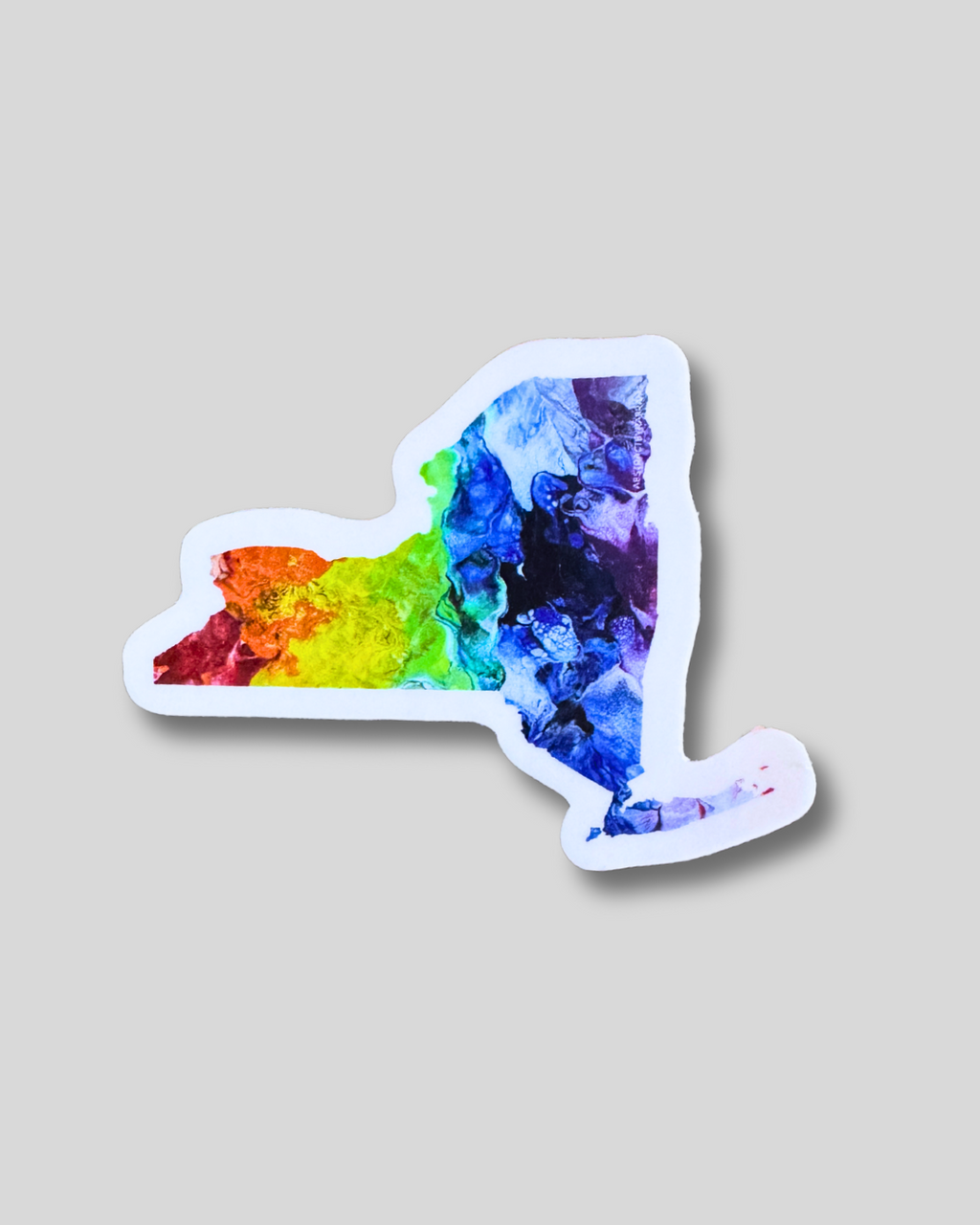 New York State Sticker - Vinyl - Waterproof - LGBTQ
