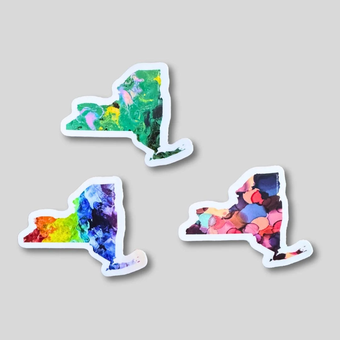 New York State Sticker - Vinyl - Waterproof - LGBTQ