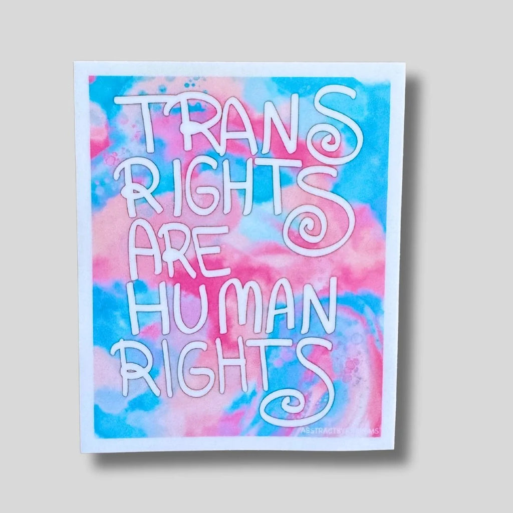 Trans Rights are Human Rights Vinyl Sticker