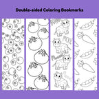 Double-Sided Coloring Bookmarks - 4 different Options