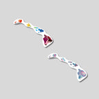 Hawaii State Trans Pride and Rainbow State Vinyl Sticker