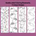 Double-Sided Coloring Bookmarks - 4 different Options