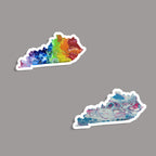 Kentucky State Sticker - Trans Pride - Rainbow - LGBTQ
