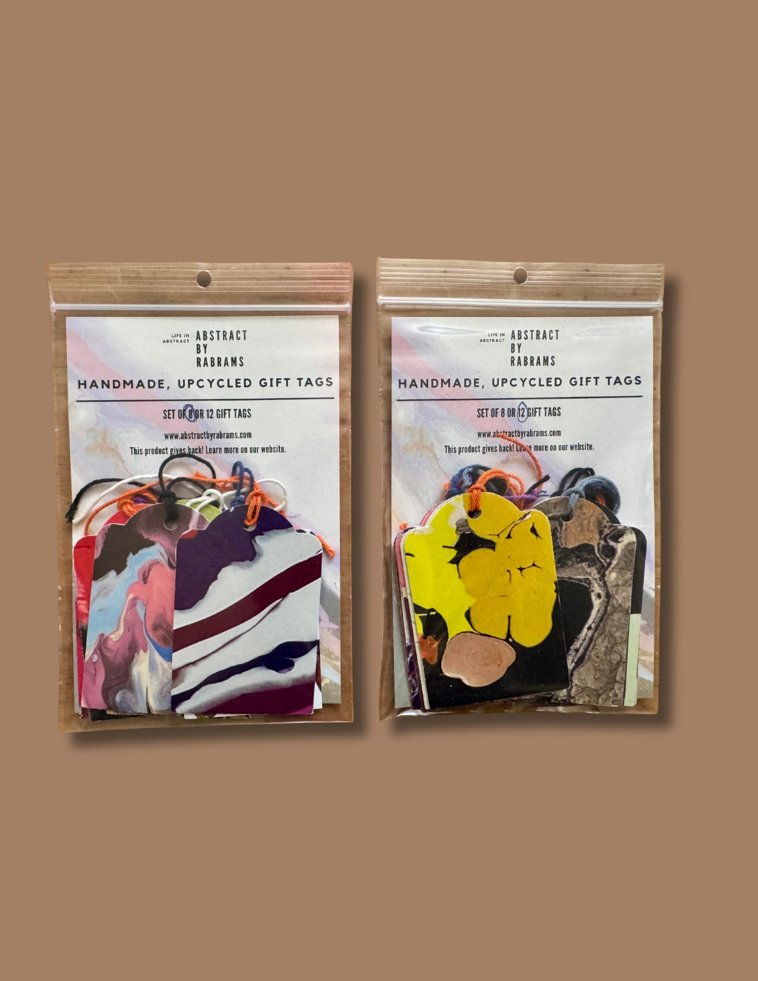 Upcycled, Handmade Gift Tags - Sets of 8 or 12