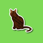 PREORDER - Emotional Support Cat - Brown - ~2.89" × 3"