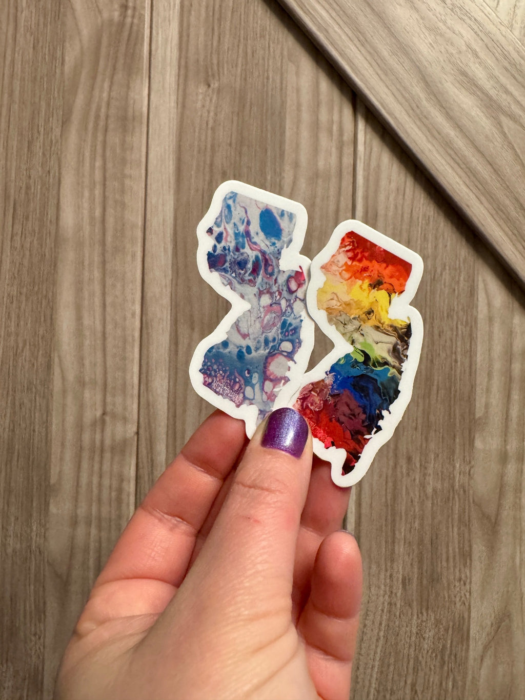 New Jersey Pride and Trans Pride Sticker - 3" - Vinyl