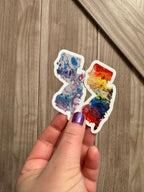 New Jersey Pride and Trans Pride Sticker - 3" - Vinyl