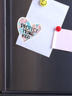 Protect Trans Kids Magnet, Car Magnet - 4"