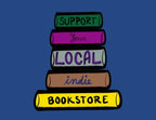 Support Your Local Indie Bookstore Sticker