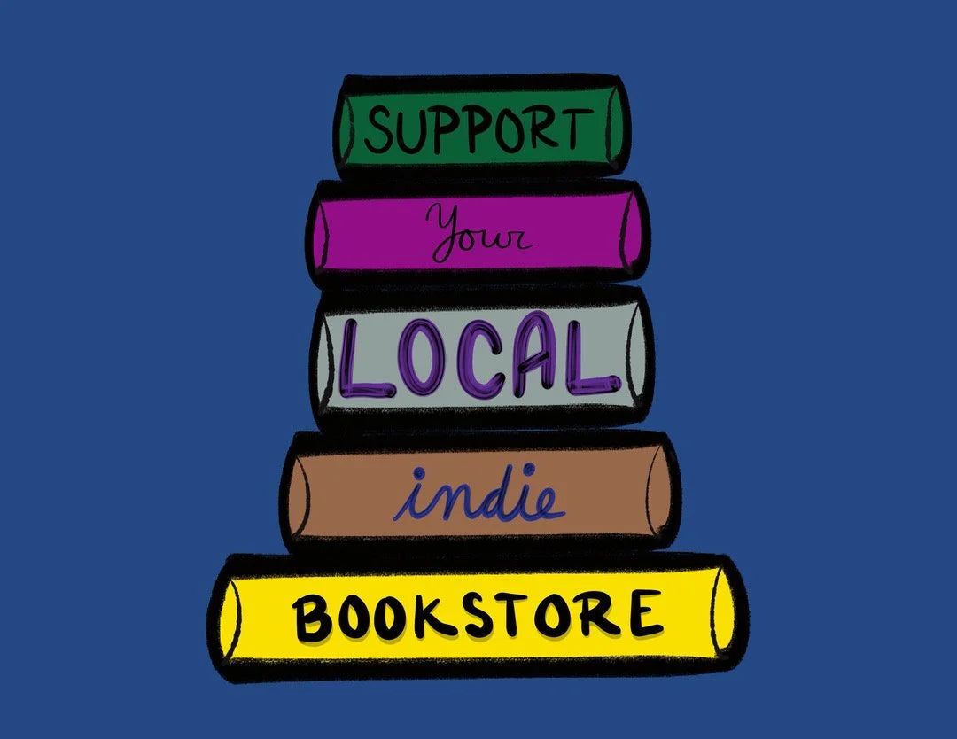 Support Your Local Indie Bookstore Sticker