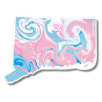 Connecticut State Trans Pride and Rainbow State Vinyl Sticker