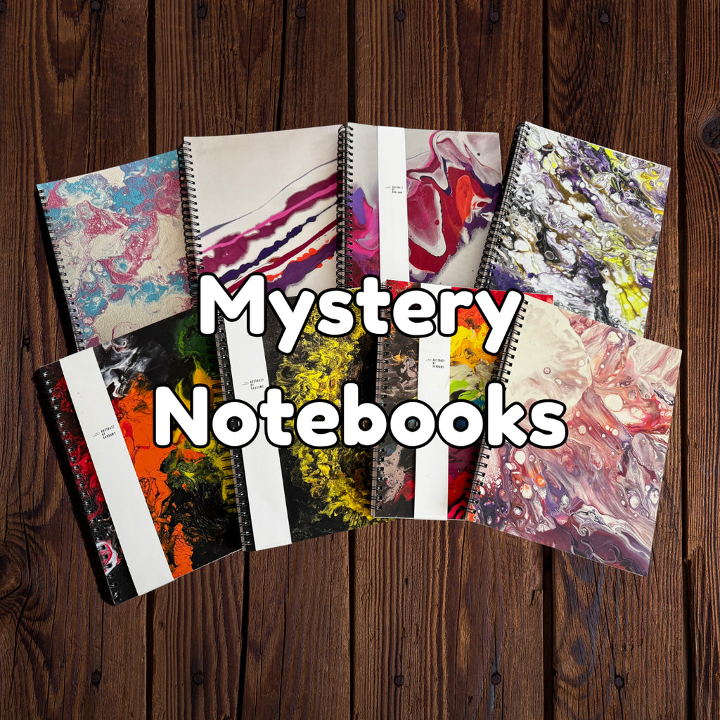Mystery  Softcover Spiral Blank Notebooks - 7 inch x 9 inch