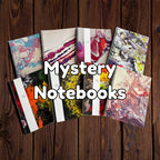 Mystery  Softcover Spiral Blank Notebooks - 7 inch x 9 inch