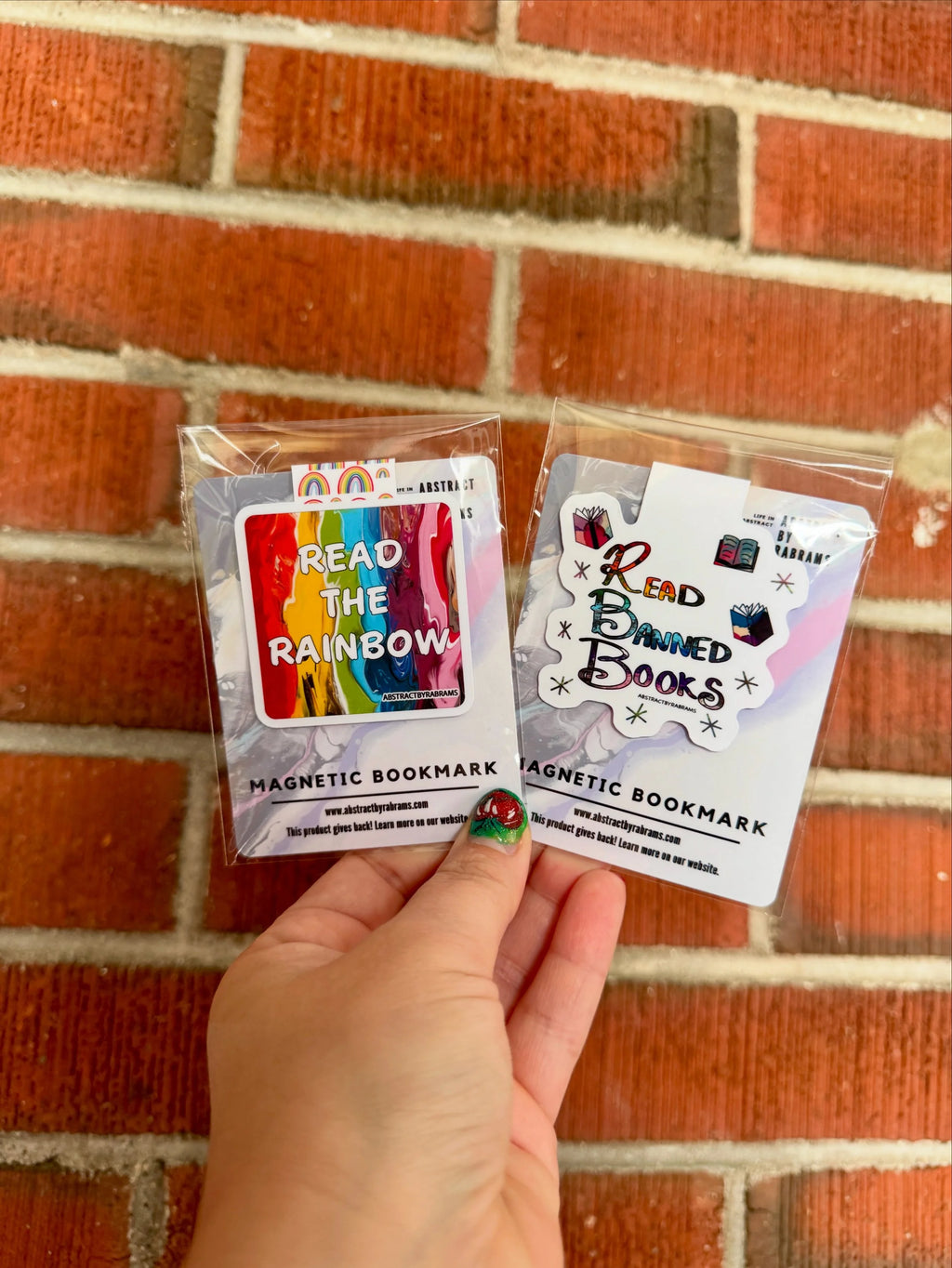 Read Banned Books Magnetic Bookmark