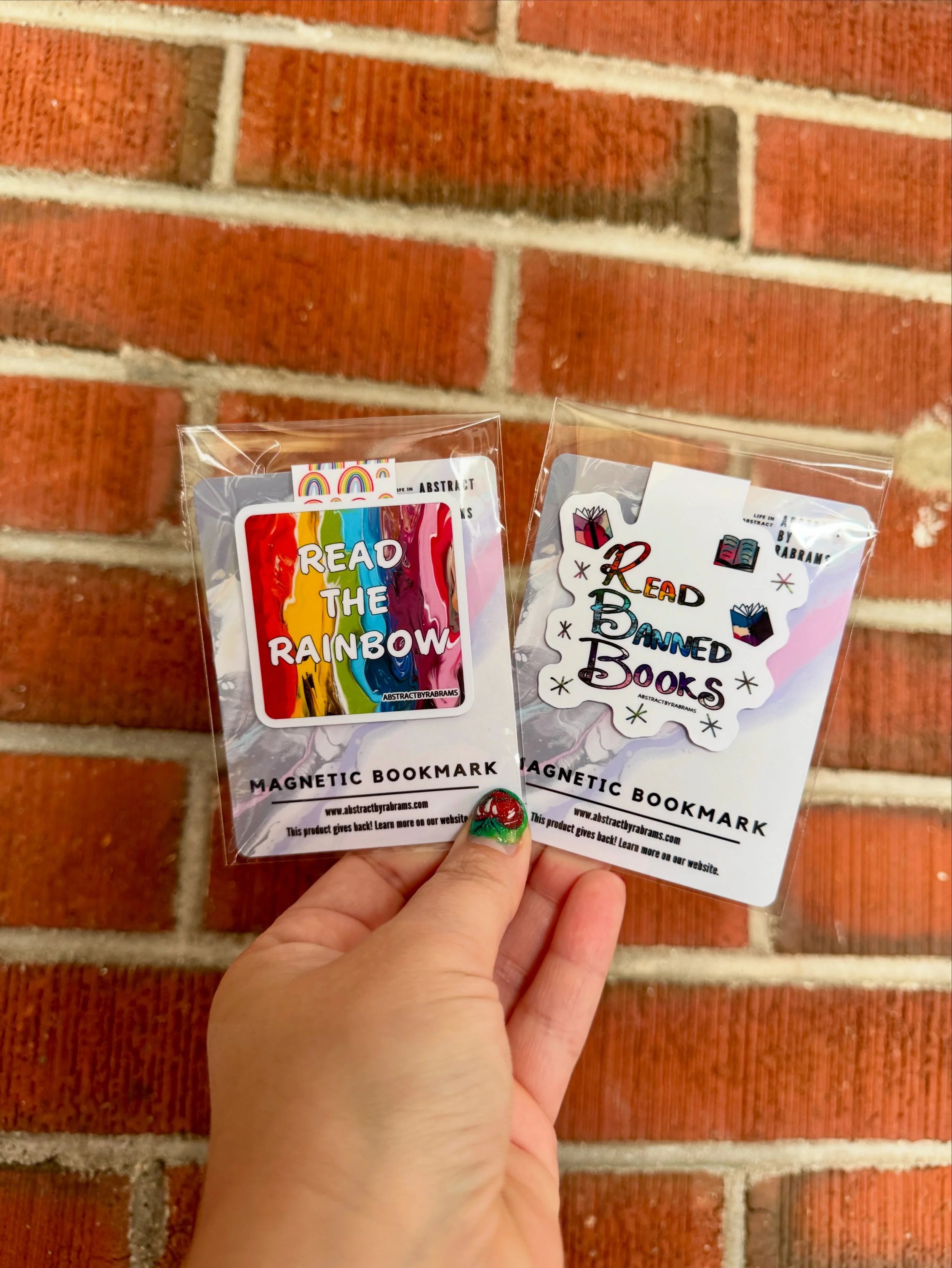 Read Banned Books Magnetic Bookmark