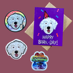 Sheepadoodle Dog Sticker