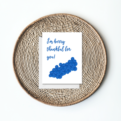 Berry Thankful for You Card
