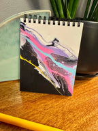 Abstract Pastel Notepad - 2 Paper Option - 4.25"x5.5"