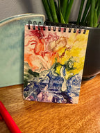 Rainbow Notepad with Soft Touch Cover - 4.25"x5.5" - Lined