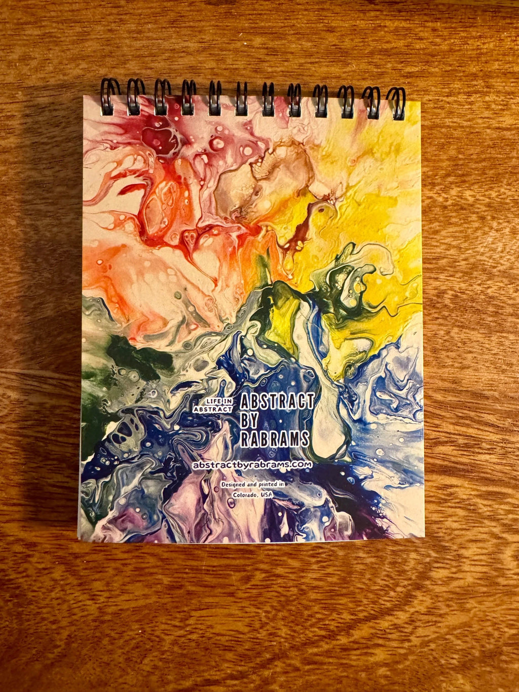 Rainbow Notepad with Soft Touch Cover - 4.25"x5.5" - Lined