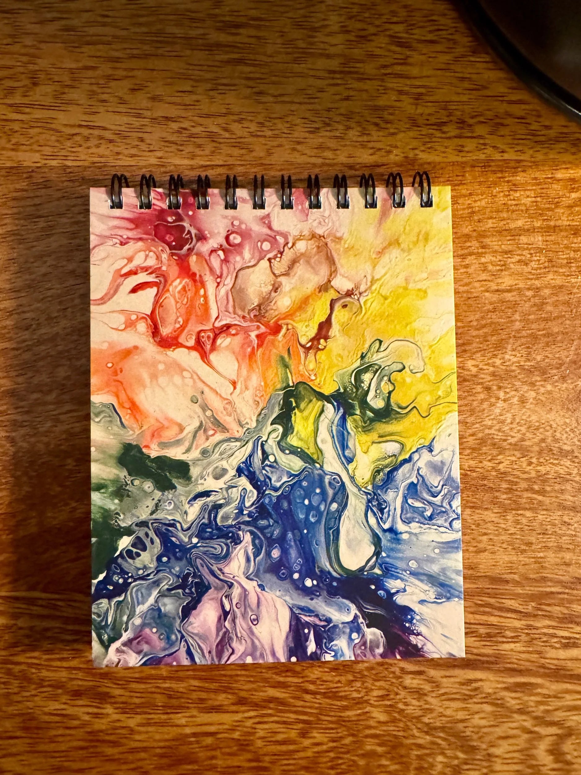Rainbow Notepad with Soft Touch Cover - 4.25"x5.5" - Lined
