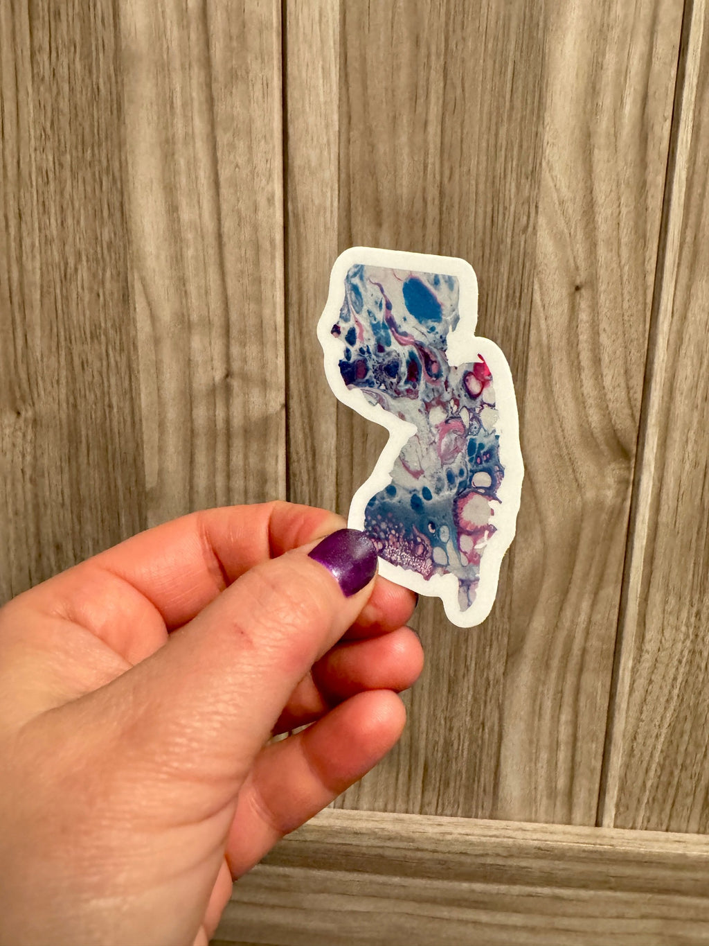 New Jersey Pride and Trans Pride Sticker - 3" - Vinyl