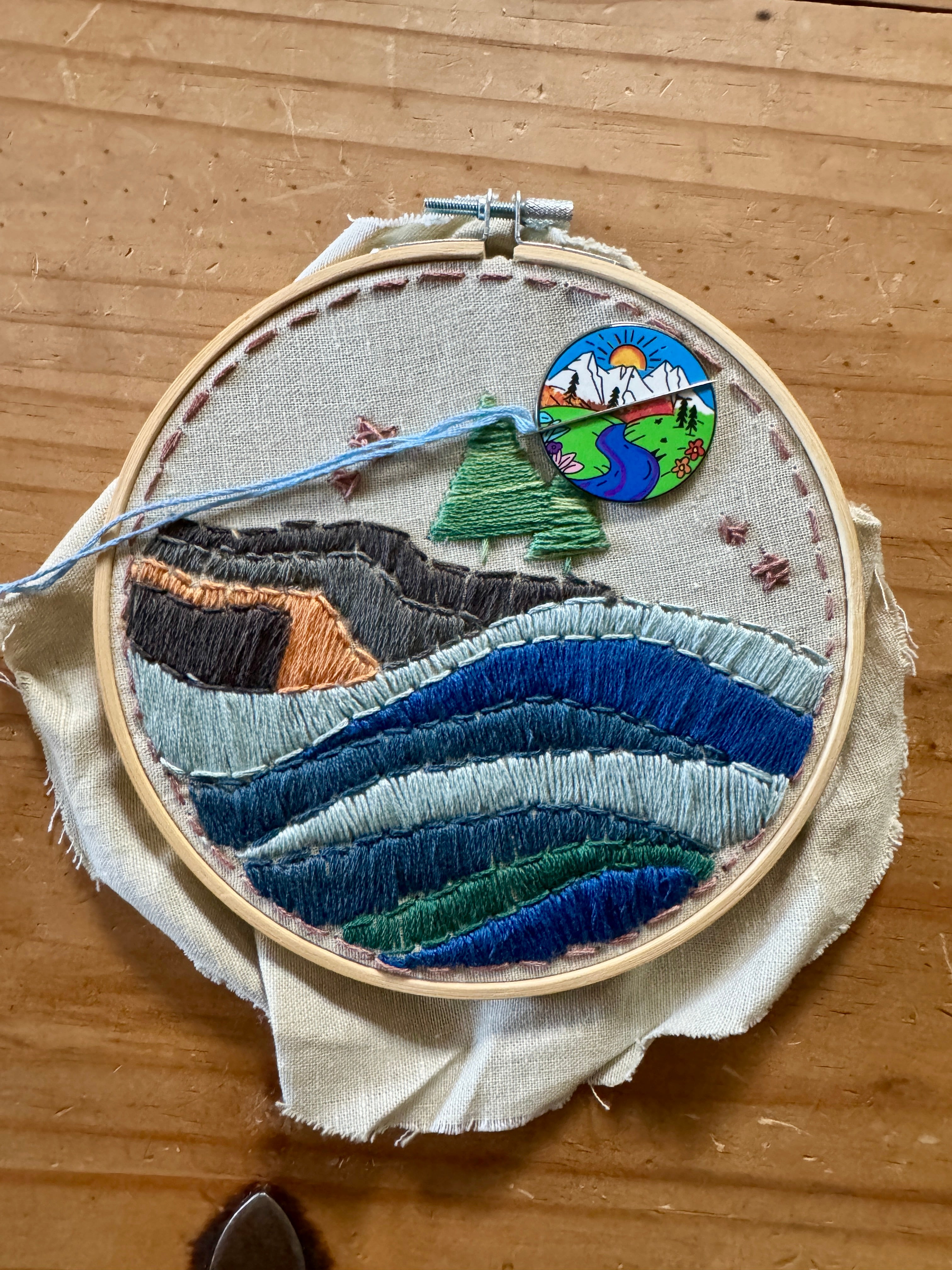 Rainbow Mountain Needle Minder