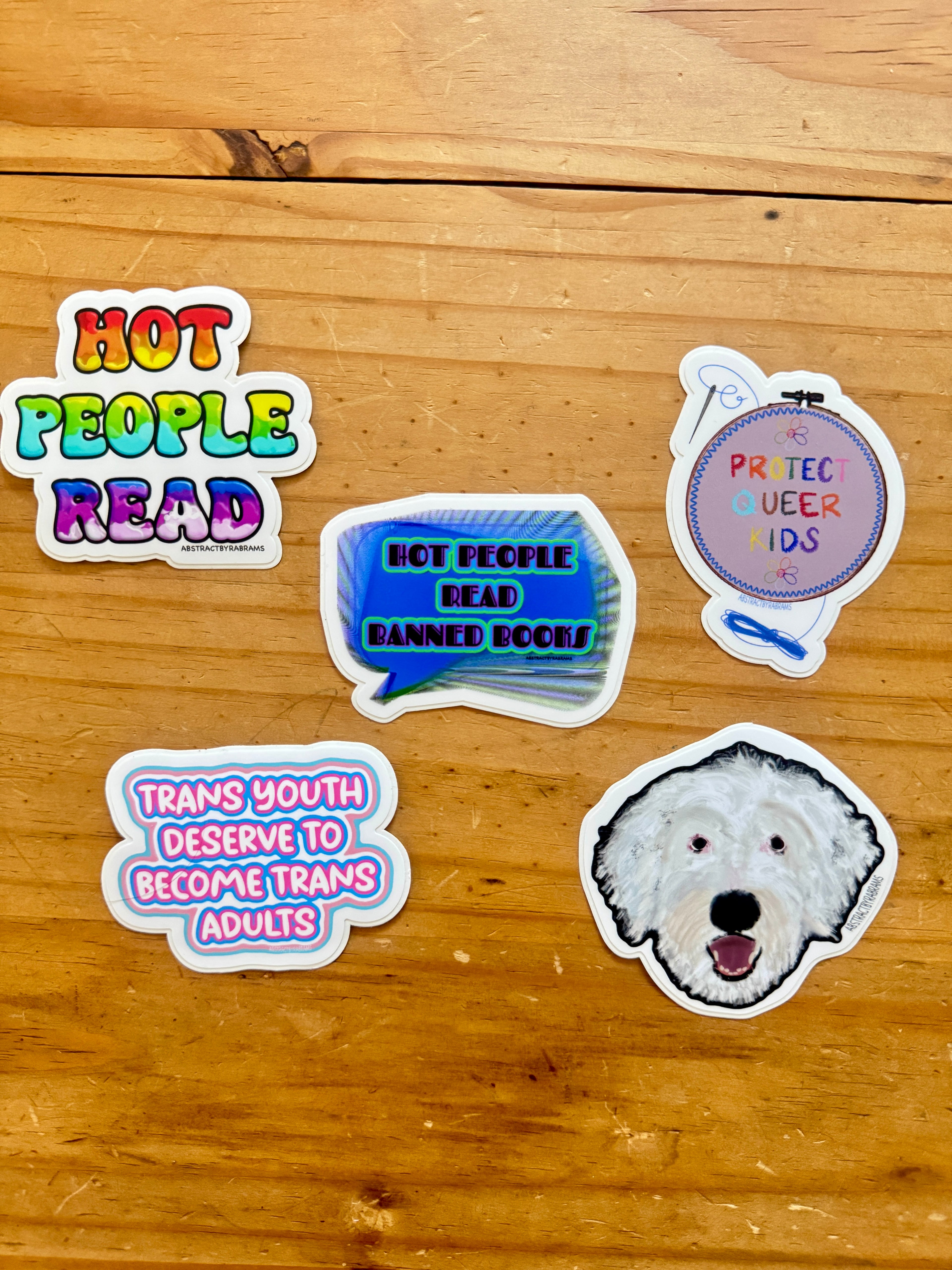 Hot People Read Sticker