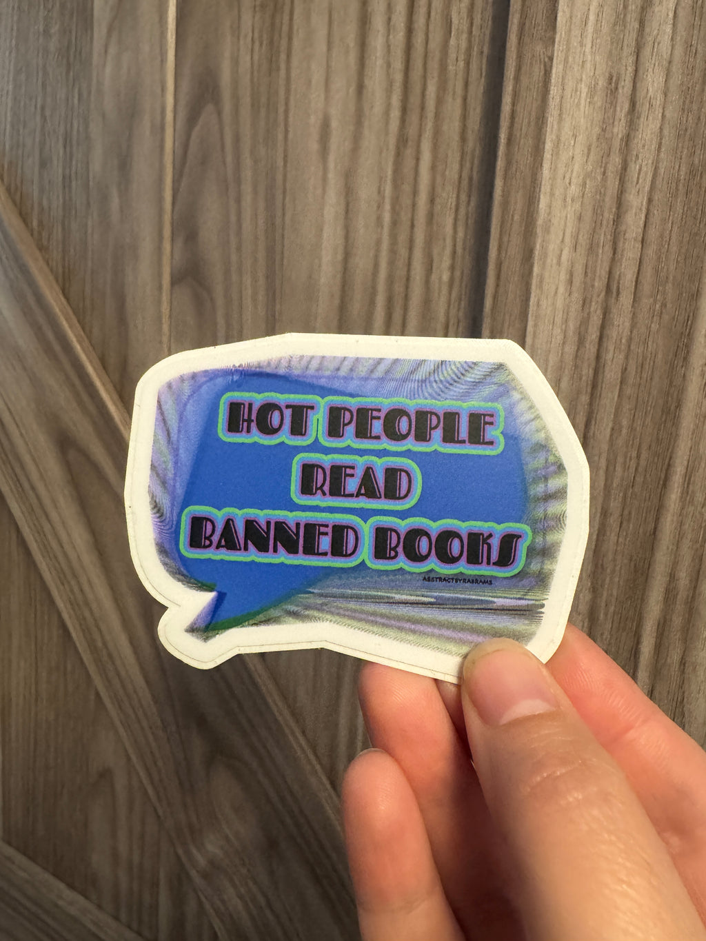 Hot People Read Banned Books Sticker