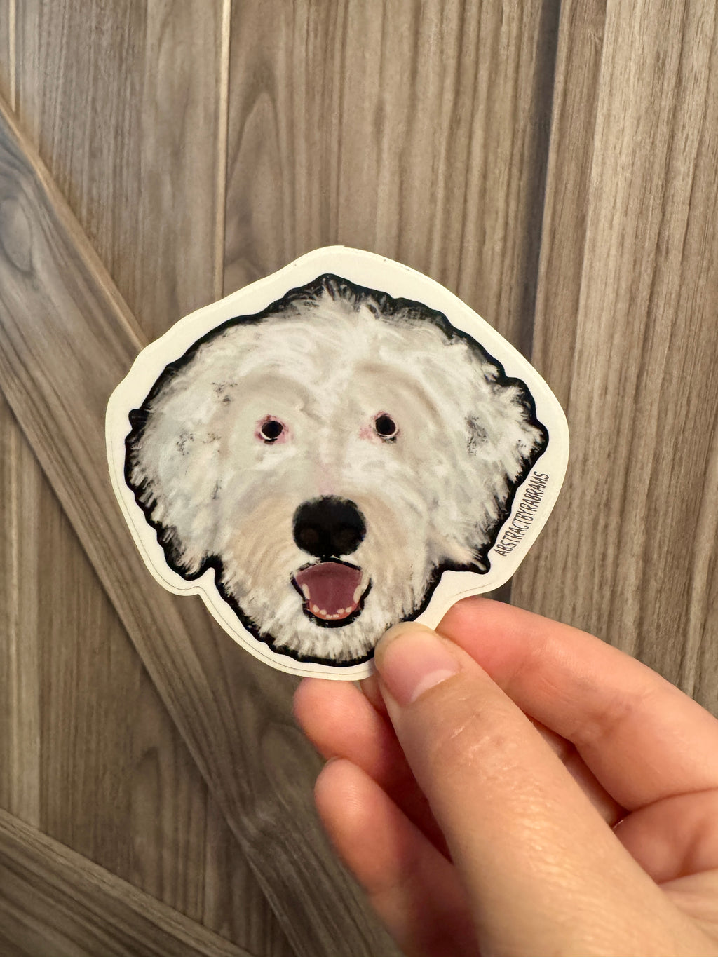 Sheepadoodle Dog Sticker