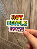 Hot People Read Sticker