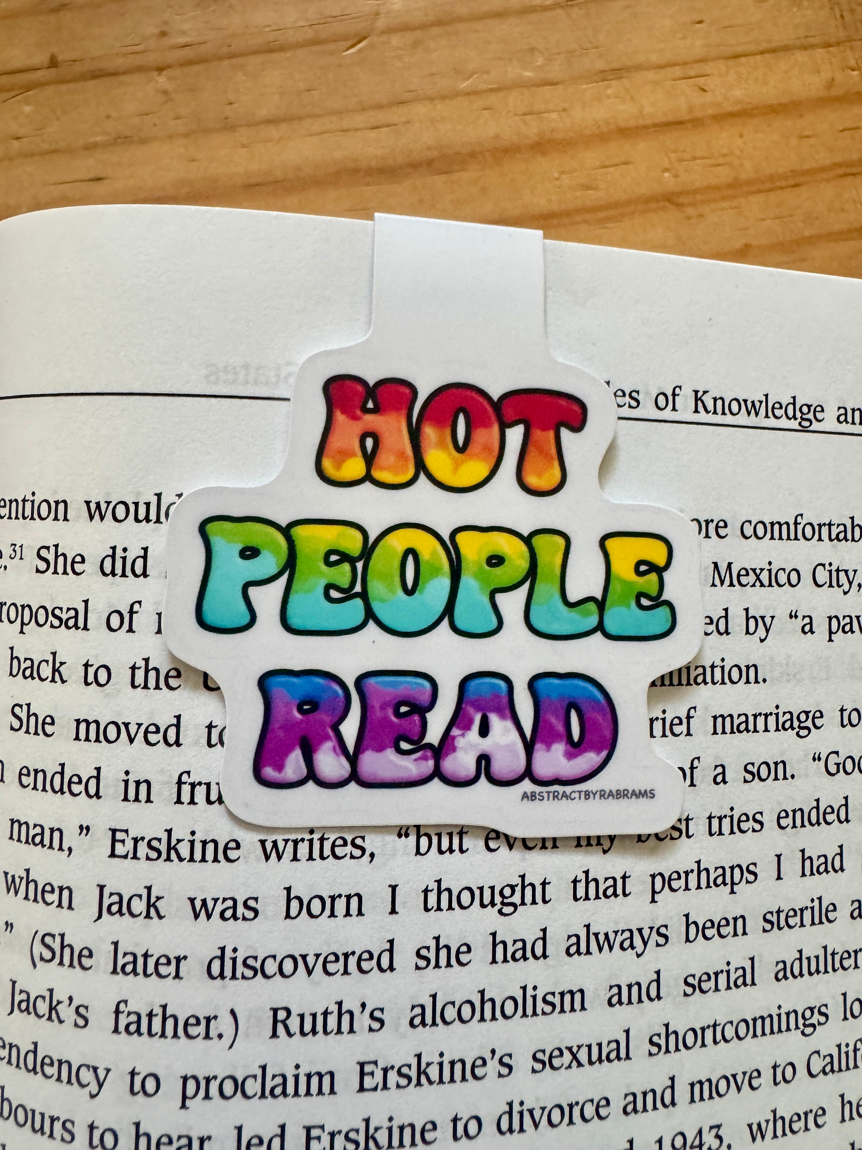 Hot People Read Magnetic Bookmark