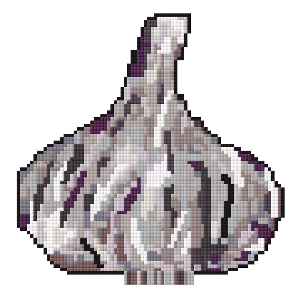 Whimsy Garlic Needlepoint Digital Chart