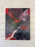 Martian Skies - 11"x14" Abstract Acrylic Pour Painting