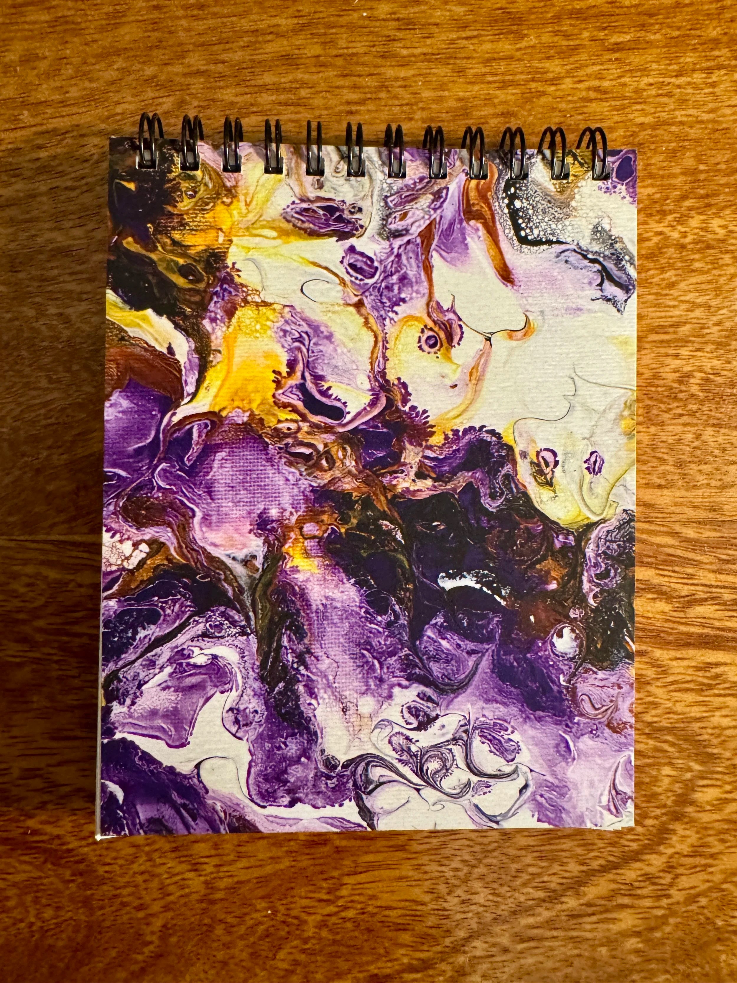 Non Binary Pride Notepad - 4.25"x5.5" - Soft touch cover