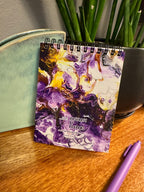 Non Binary Pride Notepad - 4.25"x5.5" - Soft touch cover