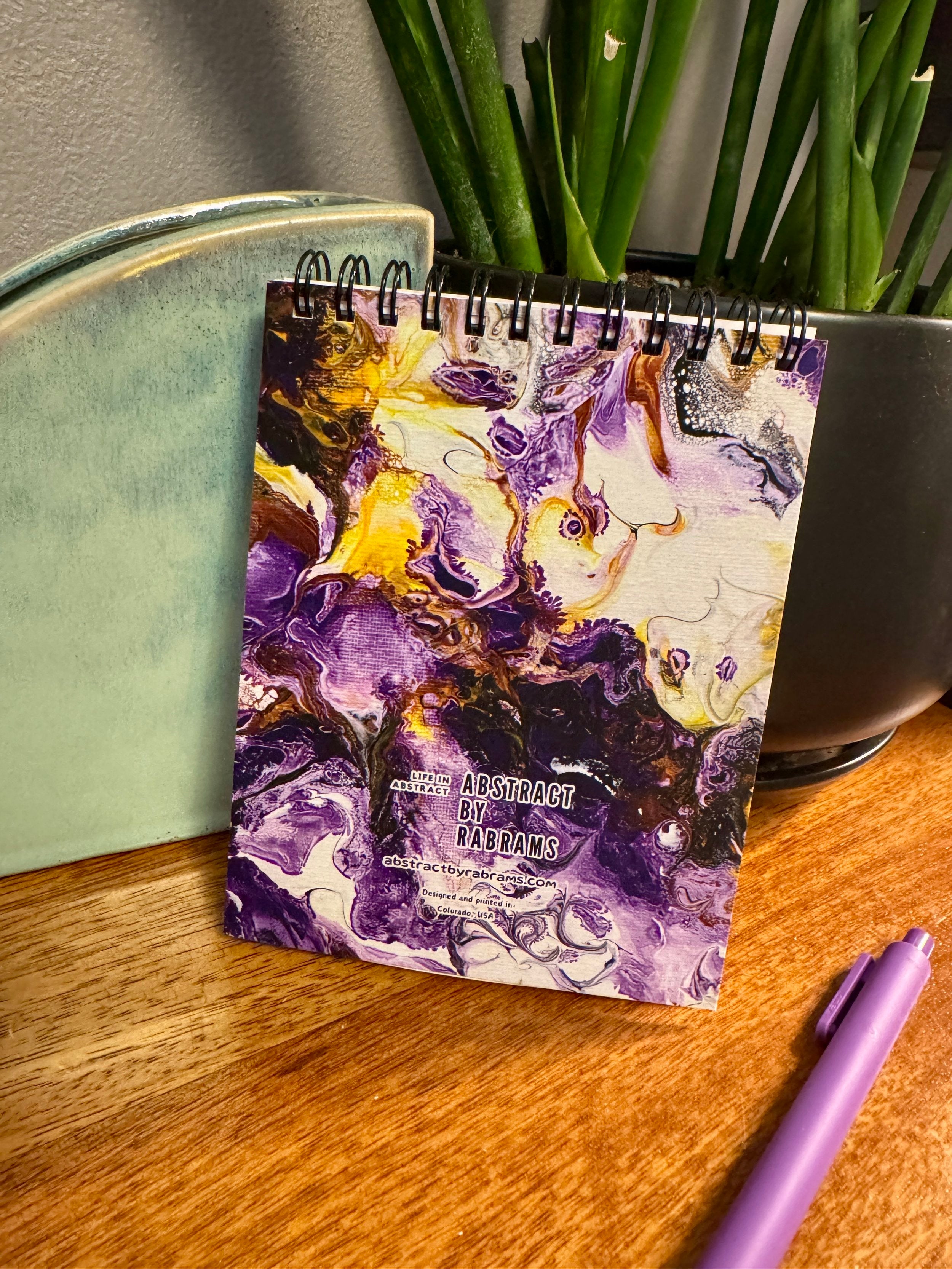 Non Binary Pride Notepad - 4.25"x5.5" - Soft touch cover