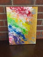 Abstract Rainbow Painting "Awesome Like You #8"
