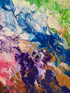 Abstract Rainbow Painting "Awesome Like You #8"