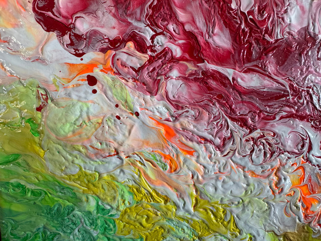 Abstract Rainbow Painting "Awesome Like You #8"