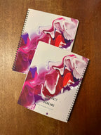 Pink, Orange, Purple Soft Touch Cover Spiral Journal -  8"x10"