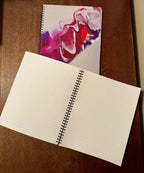Pink, Orange, Purple Soft Touch Cover Spiral Journal -  8"x10"