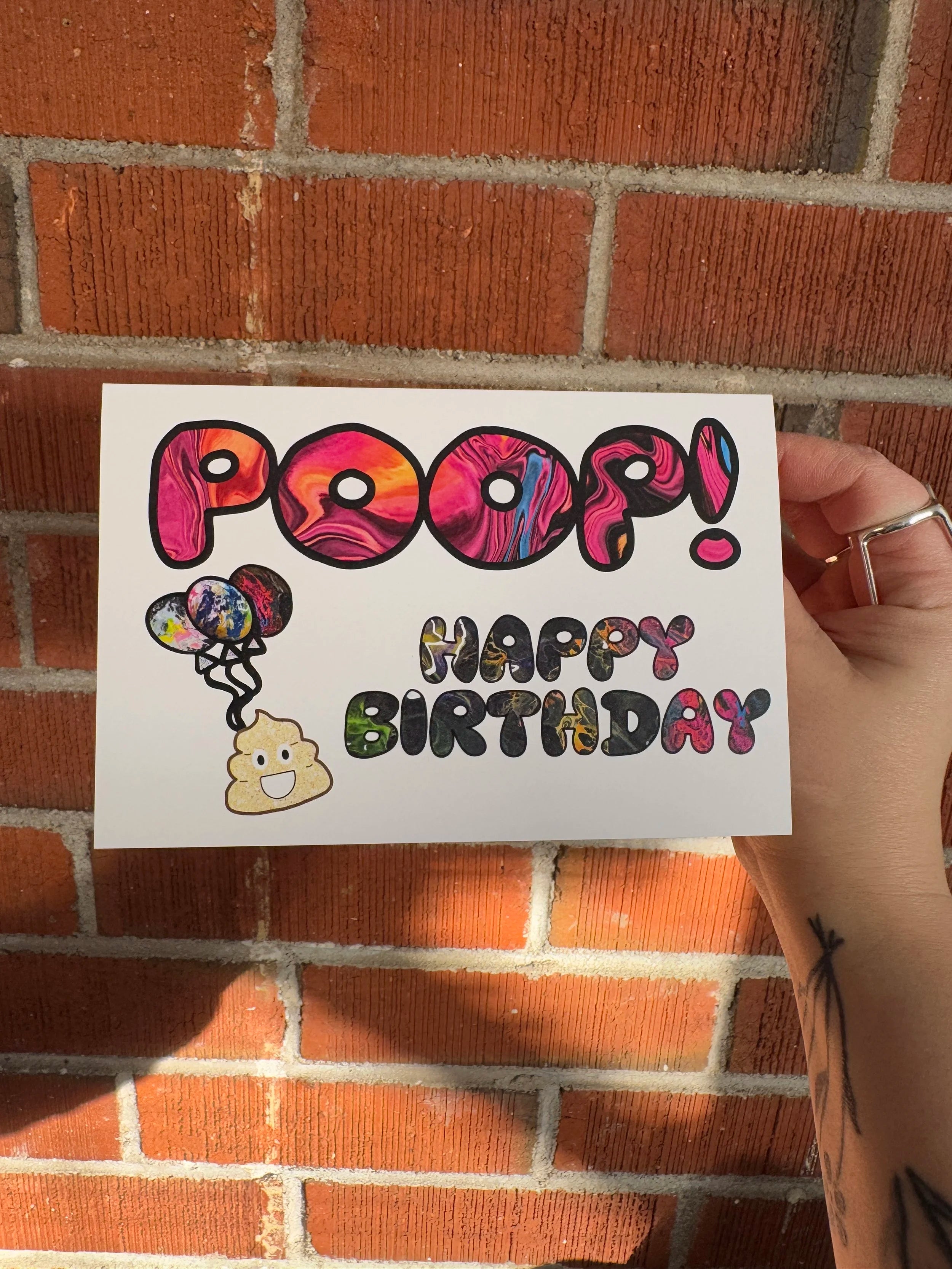 Poop! Happy Birthday - Birthday Card