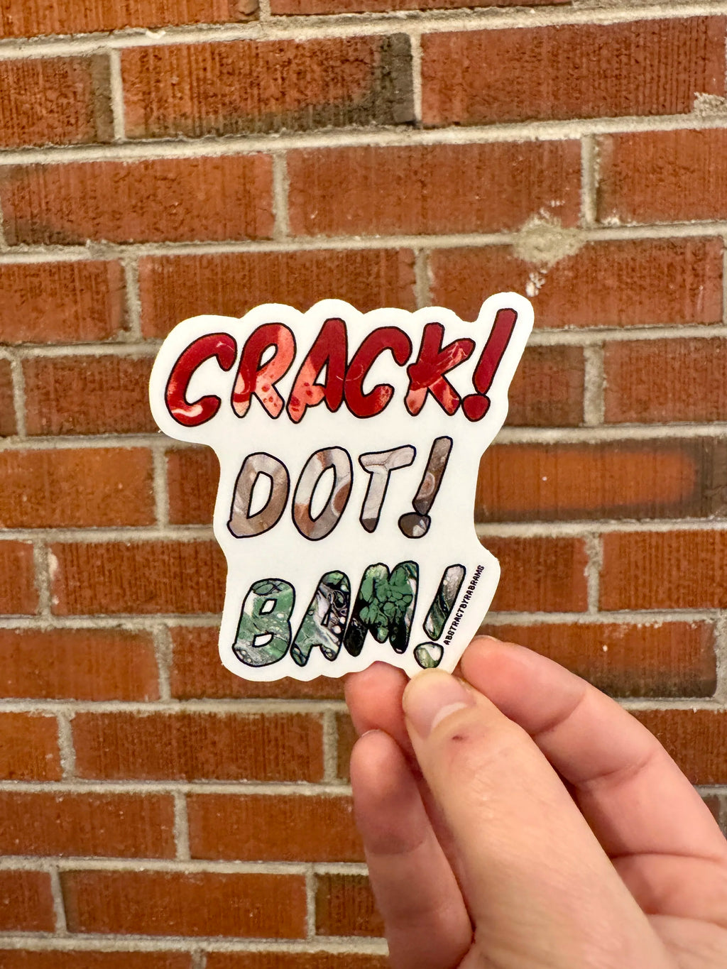Crack! Dot! Bam! Mahjong Vinyl Sticker