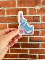 Idaho State Sticker - Vinyl - Waterproof - LGBTQ - Trans